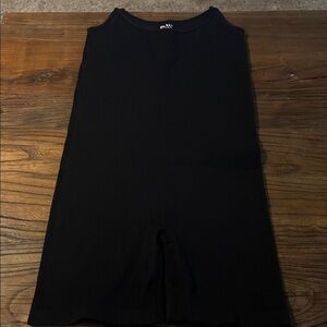 Black Ribbed Tank top onesie